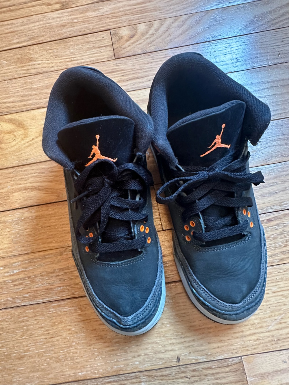 Air Jordan 3 Retro GS Fear Pack Size 7Y DM0967-080 Good Condition - Picture 3 of 7